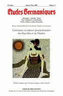Etudes germaniques, no 01, 2009